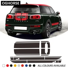 Car Hood Bonnet Engine Cover Trunk Rear Side Stripes Sticker Body Kit Decal For MINI JCW Clubman F54 ALL4 Cooper S Accessories