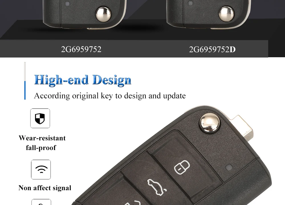 Chiave/Telecomando Per Volkswagen T Cross Polo 2019 Skoda Golf Seat 2g6959752 /2g6959752d 3bt Keyless Fob - Oem 433mhz 5c/mqb49 Volkswagen - H0037c8f307ff49a1b85567e22125df7fL