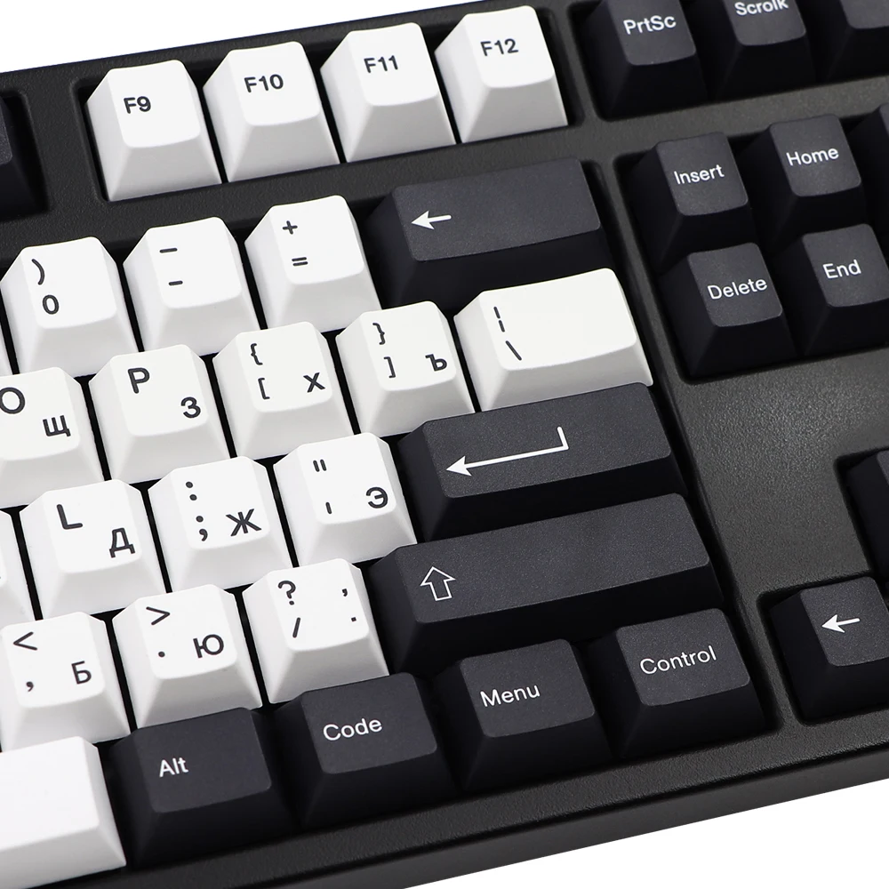 Keycap para Interruptores mx Coreano Russo Fonte Pbt Perfil de Cereja Dye Subb Gk61 64 68 Corsair K65 K70 G710 Mais Key Cap - Imagem 2