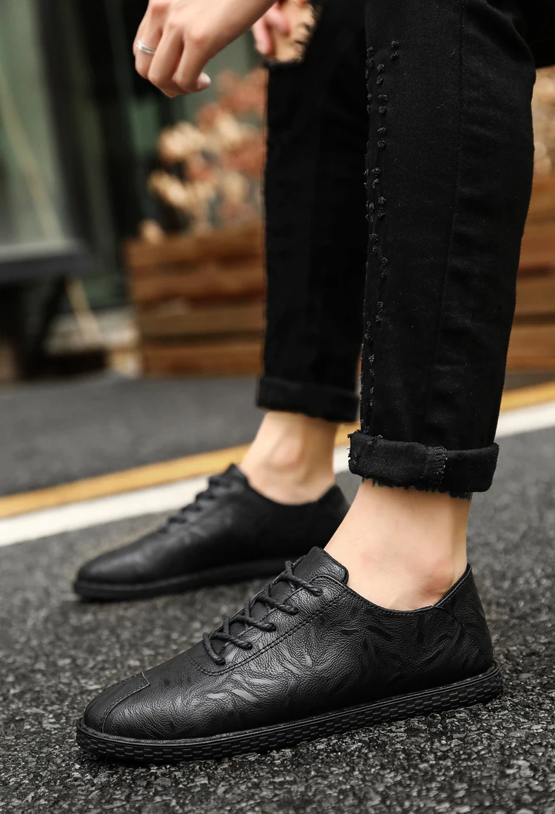 Дешевые мужские повседневные кожаные туфли-Лоферы chaussure homme; офисная обувь; мужские мокасины для вождения; зимние плюшевые слипоны; модная обувь