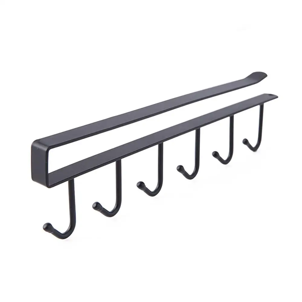 

Cabinet Hanging Hook Hanging Utensil Holder Hooks Rack Cup Holder Under Cabinet For Kitchen Bathroom