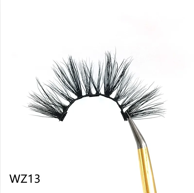 WZ13 DEEP EYES новая магнитная жидкая подводка для глаз и 3d замша три магнитные накладные ресницы Набор норковые ресницы - Цвет: WZ13