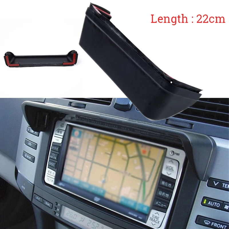 22*5 см черный автомобиль анти-glar-e gps капот маска украшение салона автомобиля М Модель автомобиля тире Солнцезащитный козырек gps капюшон шапка-маска