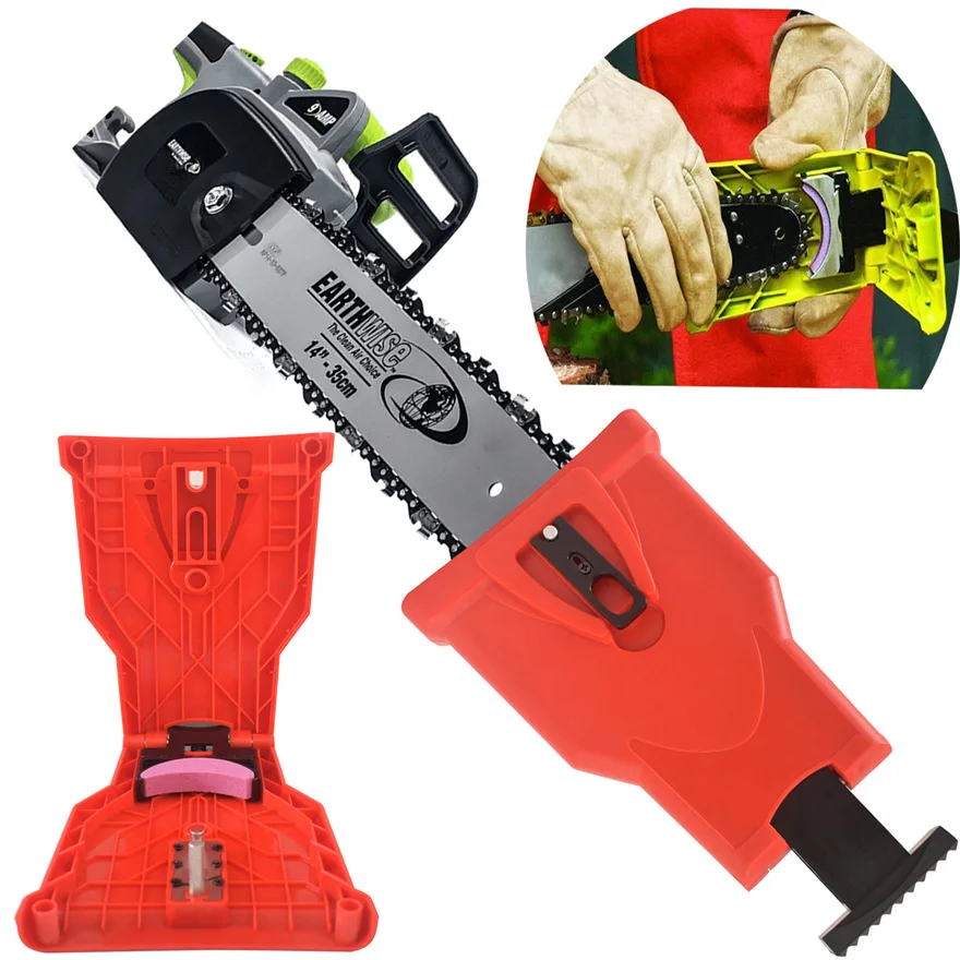 Woodworking Chain Saw Sharpener Tool Stone Sharpening Frame Quick
