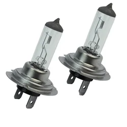 2Pcs Set 12V Car H7 Xenon Headlight 55W 6000K Halogen White Light Lamp Bulbs Daytime Running Lights Car Accessories