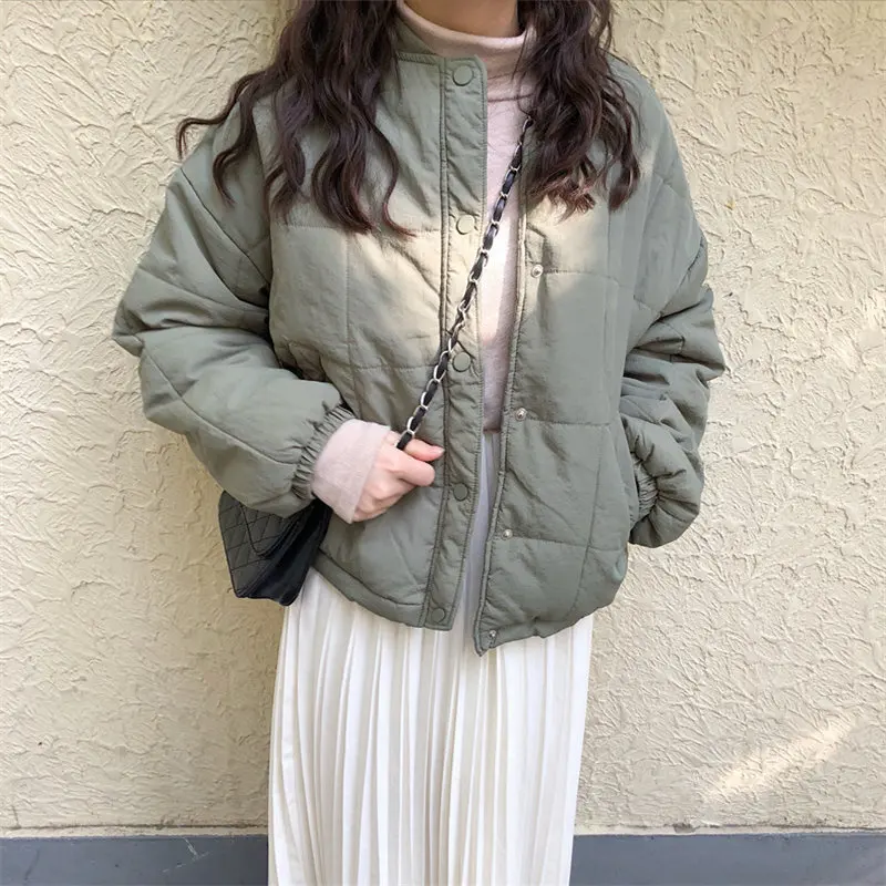 

Alien Kitty 2019 Student Women Jackets Solid Outwear Casual Loose Thicken Oversize Winter Simple Fresh Warm Tops All-Match Coat