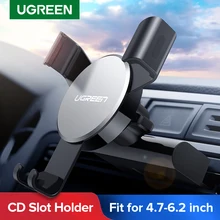 

New Ugreen Car Phone Mount Holder for Phone in Car CD Slot Car Phone Holder Stand for iPhone XS Max X 8 7 Mobile Phone Holder