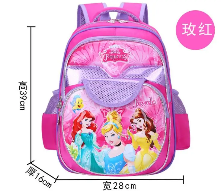 Mochilas escolares de princesa para niños y niñas, dibujo de Spider-Man bonitos