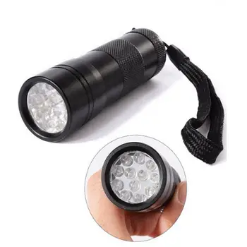 

Studyset 12LEDs UV Flashlight Black Light for Dry Stains Scorpion Lamp Money Detector
