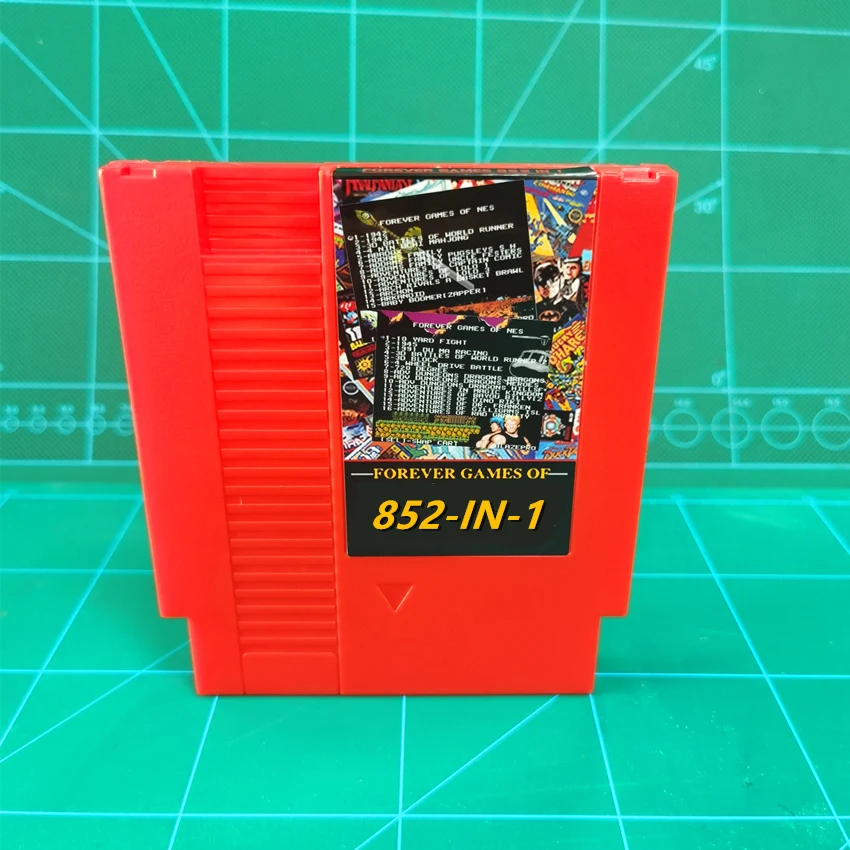 Retro 852 in 1 (405+447) Game Cartridge 72 pins 8 Bit Games 1024MBit Memory Chip in use Battery Save|Replacement Parts & Accessories| - AliExpress