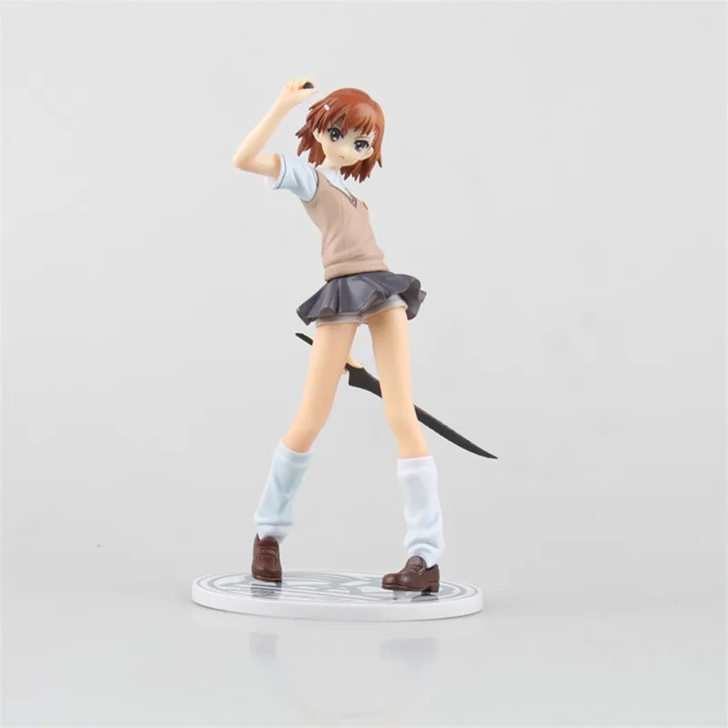 

1/8 Cute Beautiful Girl Series Misaka Mikoto School Uniform Version Third Generation PVC Action Figure Model Christmas Toy BOX