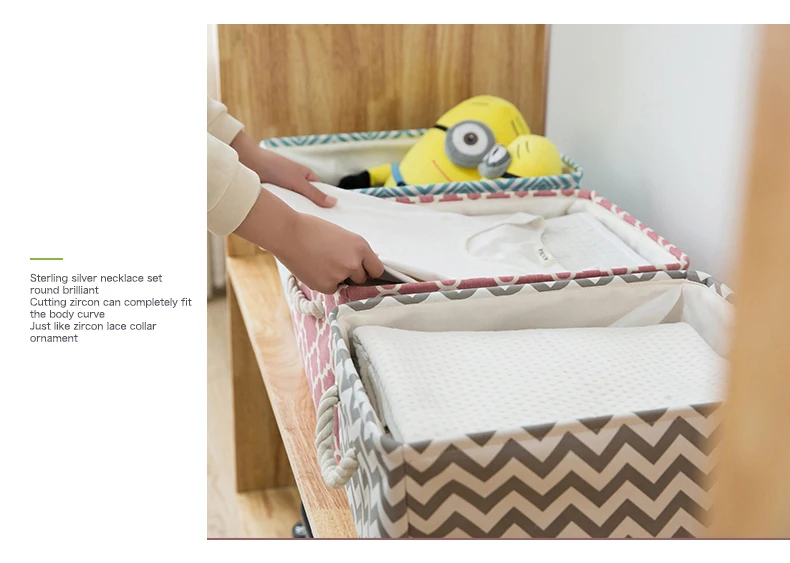 Куб холст тканевая корзина для хранения одежды складной ящик для хранения для детского белья игрушка Органайзер корзина для белья с ручкой