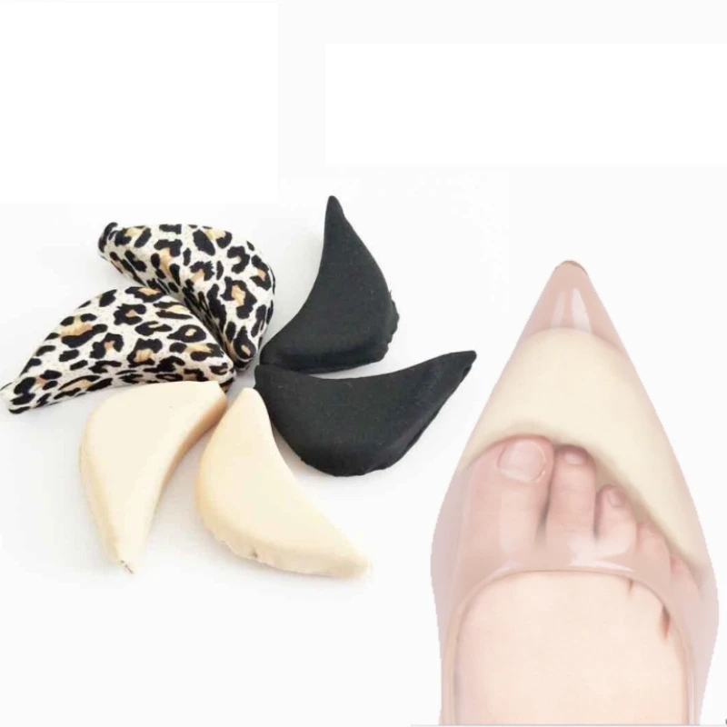 

1pair Toe Plug High Heel Anti- Pain Cushion Inserts Insoles Shoe Accessories Insert Shoes Pad Forefoot Half Yards Adjustment