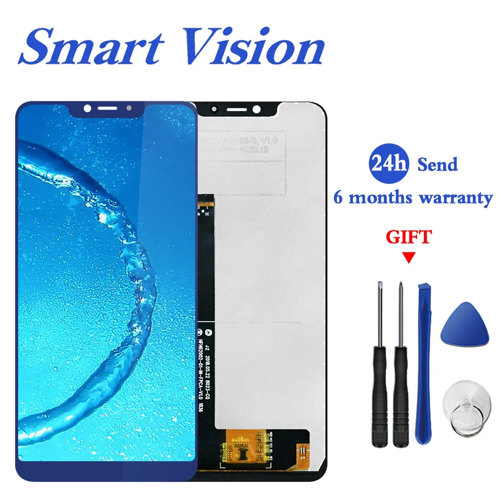 

For Cubot P20 LCD Display and Touch Screen 6.18" Assembly With Tools +Adhesive For Cubot P20 Phone +Film With Frame