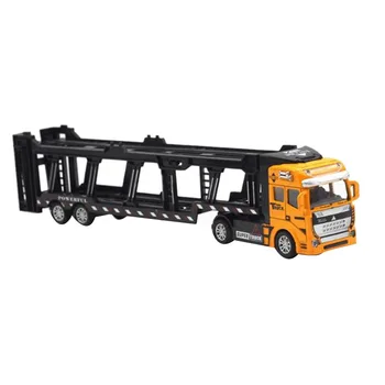 

Kids Pull Back Alloy Super Truck Vehicle Simulation Transporter Model Car Toys for Children Kids Gift