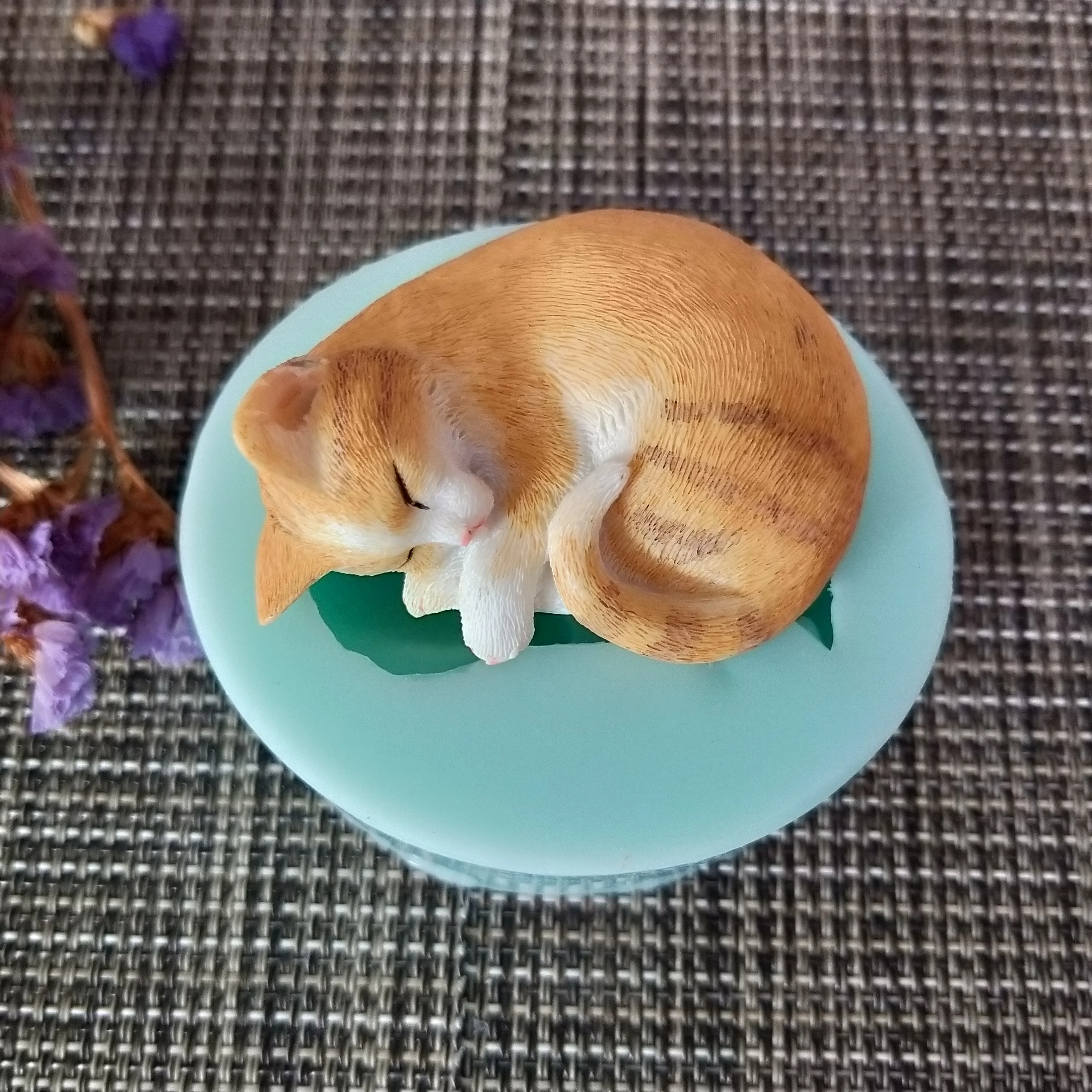 DW0146 PRZY спальный котенка силиконовые формы 3D форма DIY изготовления ручная работа производство мыла прессформы изготовление свеч из полимерной глины