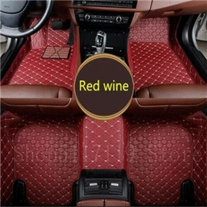 Автомобильные коврики для Lexus ES250 ES350 GS300 GS350 RX350 LS460 LS600 LX570 RX400h NX300 IS200 IS200t изготовленное на заказ вспомогательное оборудование - Название цвета: Wine red