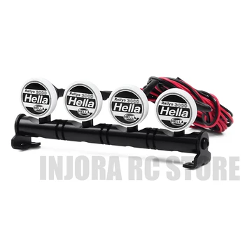 

1PCS 102/127/147mm Bright LED Light Bar&Cover for RC Model Car Axial SCX10 90046 Traxxas TRX-4