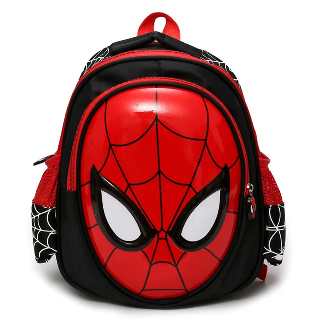 Disney Avengers Spiderman Backpacks Super Heroes New School Bag 3D Stereo Children Boys Kindergarten Backpack Kids Cartoon Bags