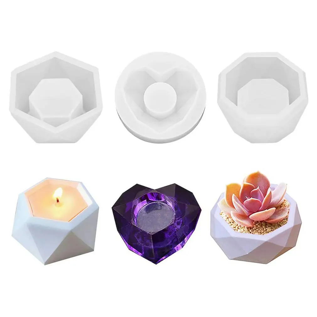 Moldes De Silicona Para Macetas De Hormigón, Moldes De