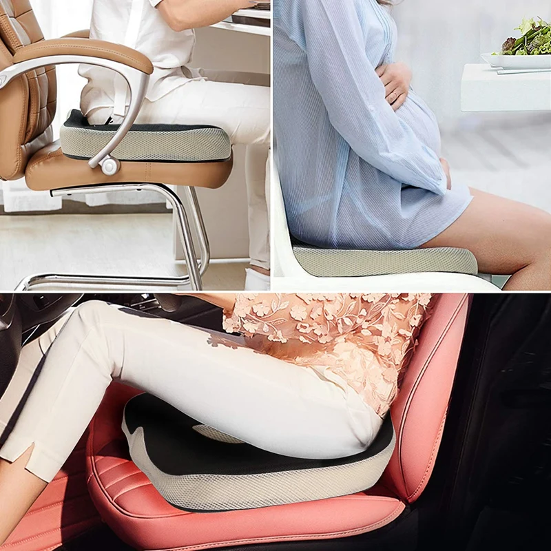 SZS Hot Cushion Orthopedic Tailbone Seat Cushion for Office Chair,Car,Truck,Wheelchairs,Etc.- Provides Relief for Lower Back Pa
