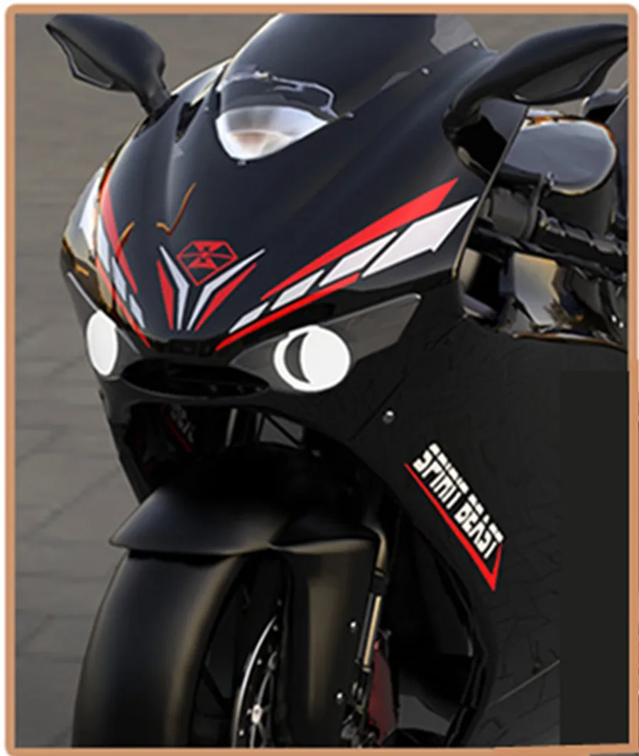Spirit Beast Adesivo Moto Moto Feul Tank Pad Adesivi Moto Motocross Pegatinas Protector Forte Riflessione