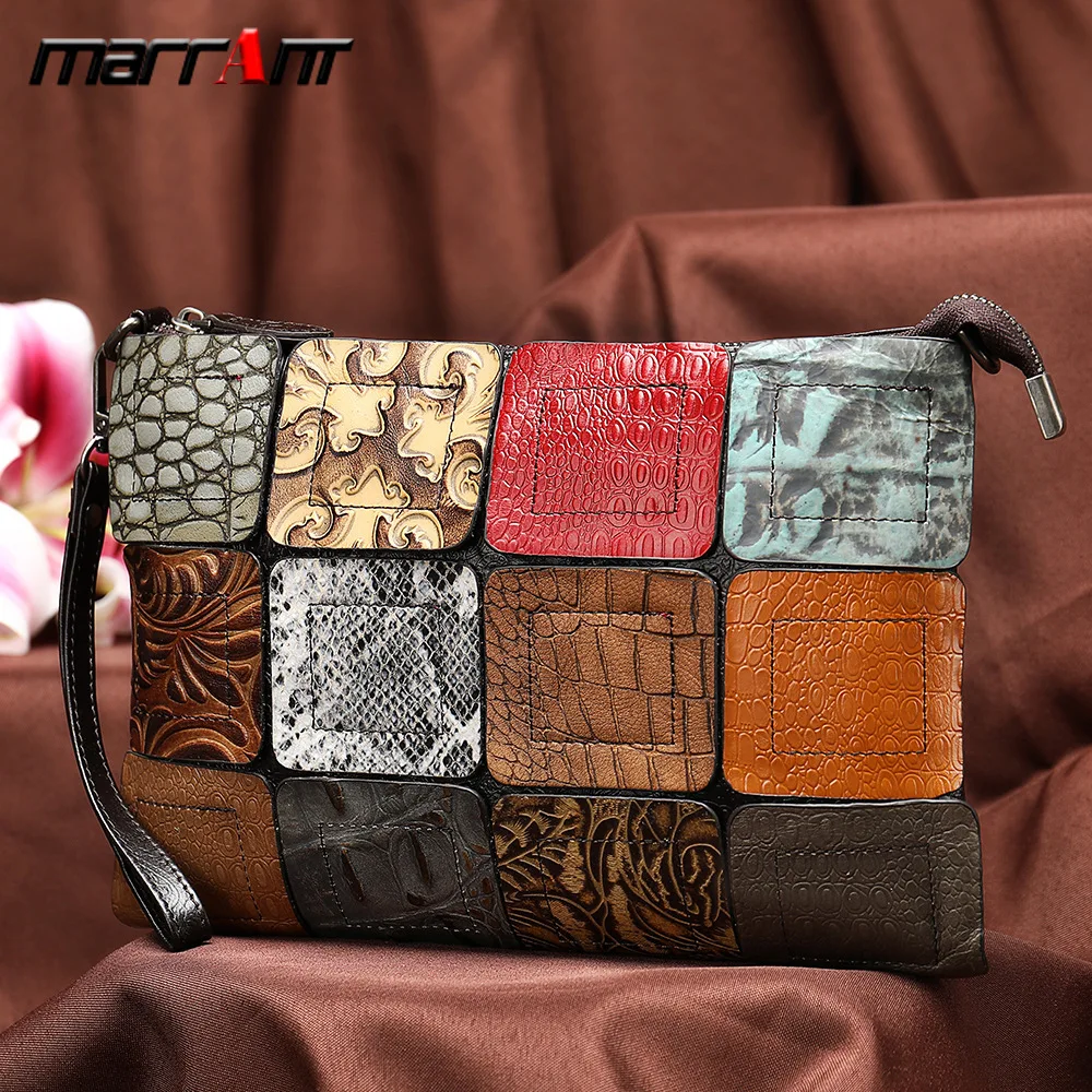 

Ma Lun Special 2020 Lady Diagonal Span Leisure Genuine Leather Single Shoulder Spell More Colors Function Hand Take Bag