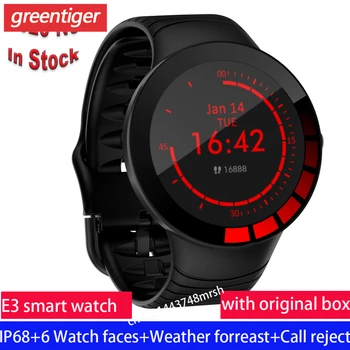 

2020 In Stock E3 Smart Watch Men IP68 Smartwatch Sports Watch Heart Rate Blood Pressure Health Tracker relogio inteligente Watch