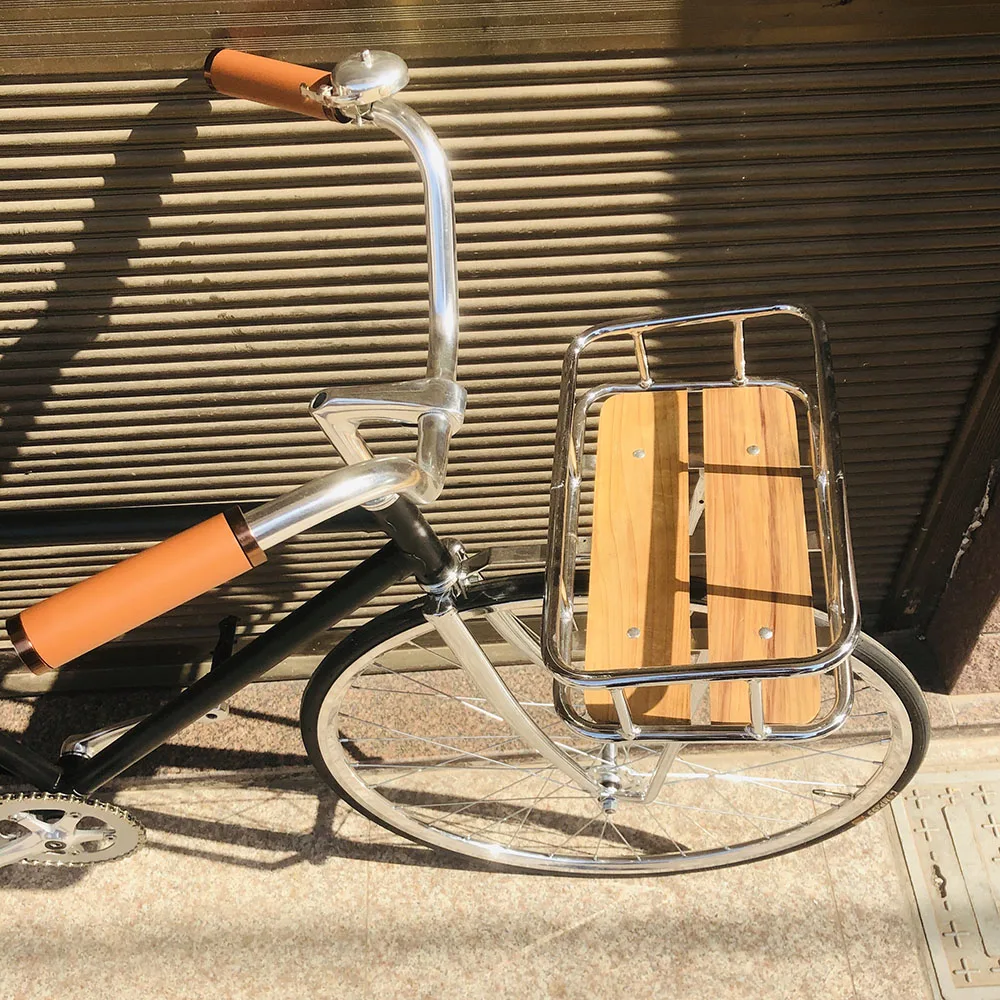 vintage road bike 700C bike Retro sliver with sliver basket Track single speed Bicycle frame 52cm with lug fixie bike frame