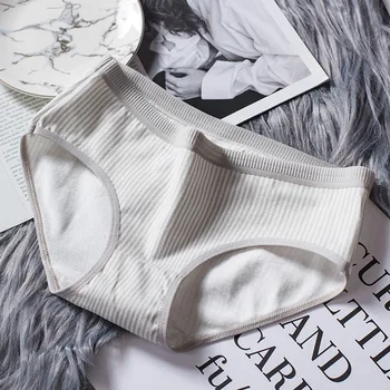 

10pcs/lot 6 Color Cotton Seamless Cotton Letter Underwear Women's Panties Comfortable Briefs