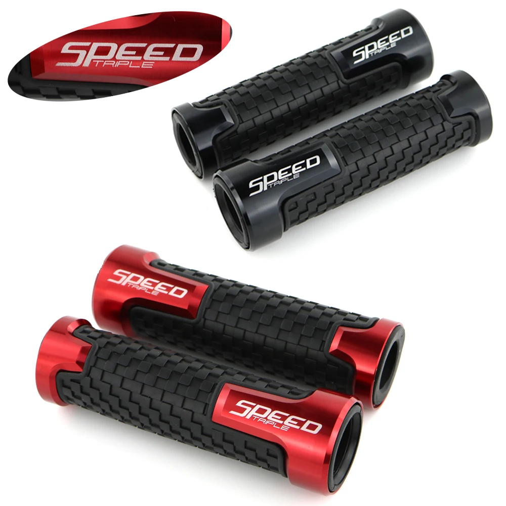 

CNC Aluminum None-Slip Rubber Motorcycle Handle Grip For Triumph Speed Triple 955i Speed Triple 1050