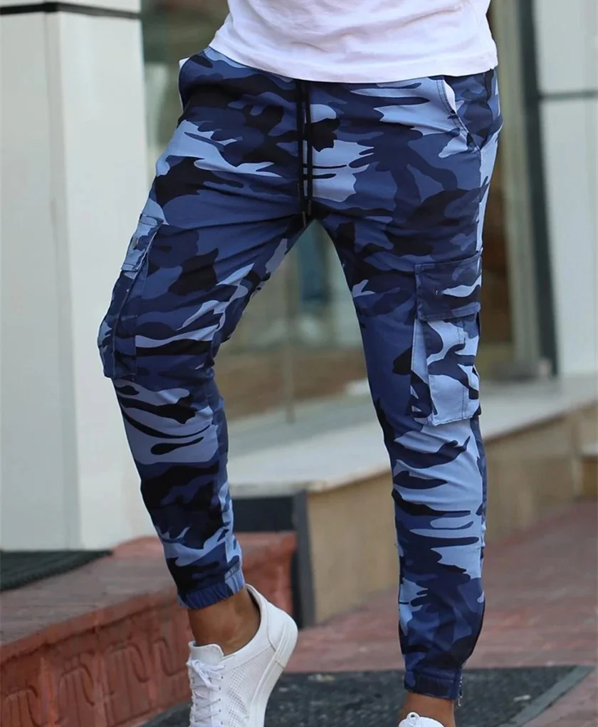 Color Camo Camouflage Cargo Pants 2022 Men Women Casual Streetwear