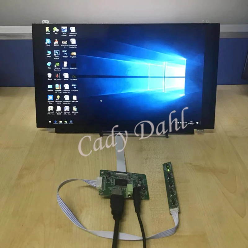 13,3 дюймов ips HD 1920x1080 EDP ЖК-дисплей портативный монитор с HDMI ЖК-контроллер плата модуль для Raspberry PI PS3 PS4 Xbo