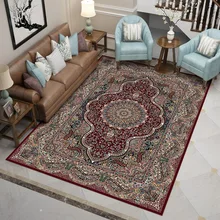 Роскошный красный персидский Iran ковер, ковры для дома, гостиной, спальни, коврик для пола, полипропилен, высокое качество, ковер