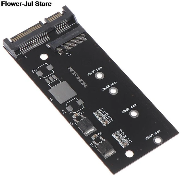 Dual M.2 PCIe SSD Adapter Card NVME/AHCI - Convertisseurs et