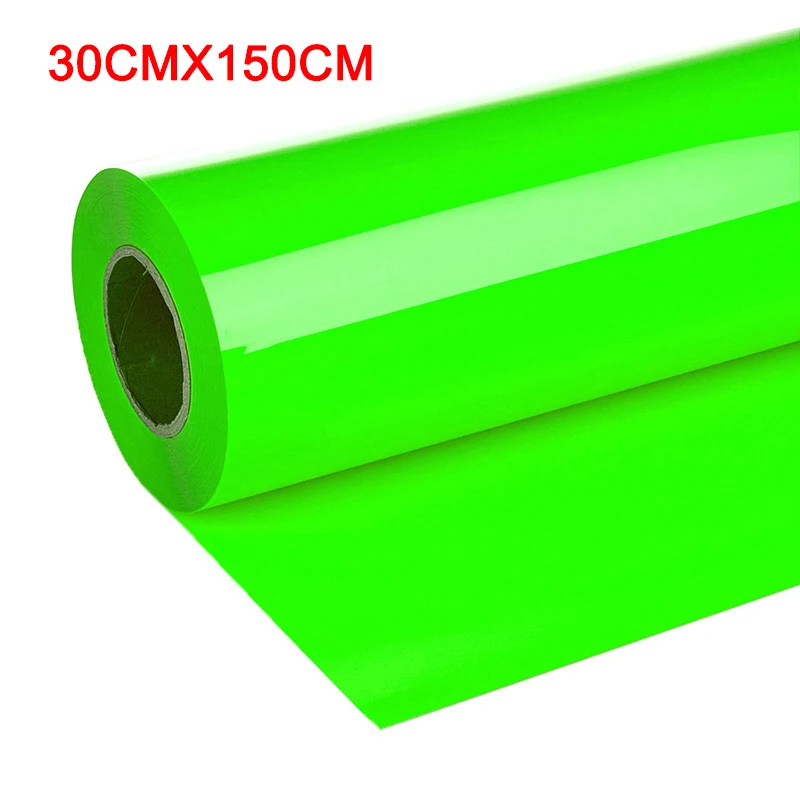 green DIY винил теплопередача железа на одежде пленка силуэт бумага искусство одежда сплошной цвет может CSV - Цвет: green