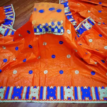 

7yards tissu african dry lace fabric bazin riche 2020 nouveua high quality jacquard guinea brocade fabric with lace