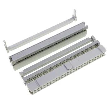 

20pcs 0.100" 2.54mm Pitch 2x25 Pin 50 Position IDC Female Header Socket Box Header Socket Flat Cable 0.05"connector Grey