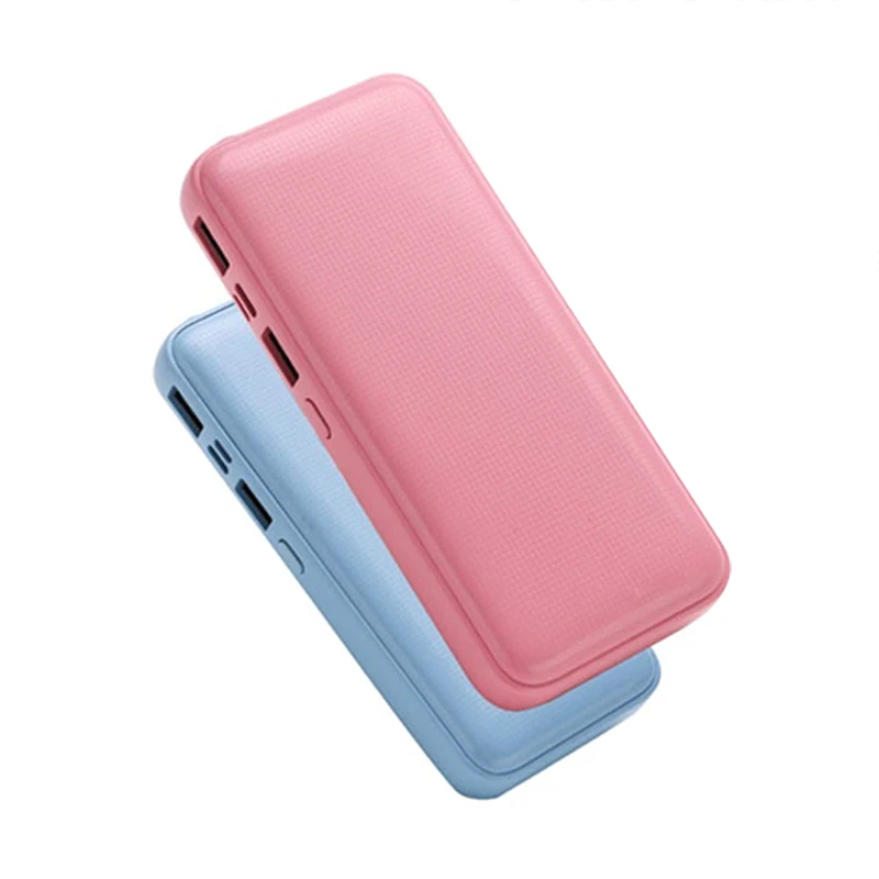 Портативное зарядное устройство s power bank 10000 мАч двойной USB светодиодный