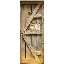 Самоклеящаяся декоративная Водонепроницаемая наклейка на дверь(38,5X200 см)(2 ломтика