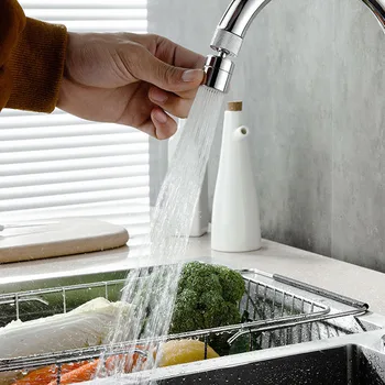 

Faucet 360-Degree Rotatable Pressurized Faucet Household Kitchen Fruits And Vegetables Tableware Cleaning Utensils #YL5
