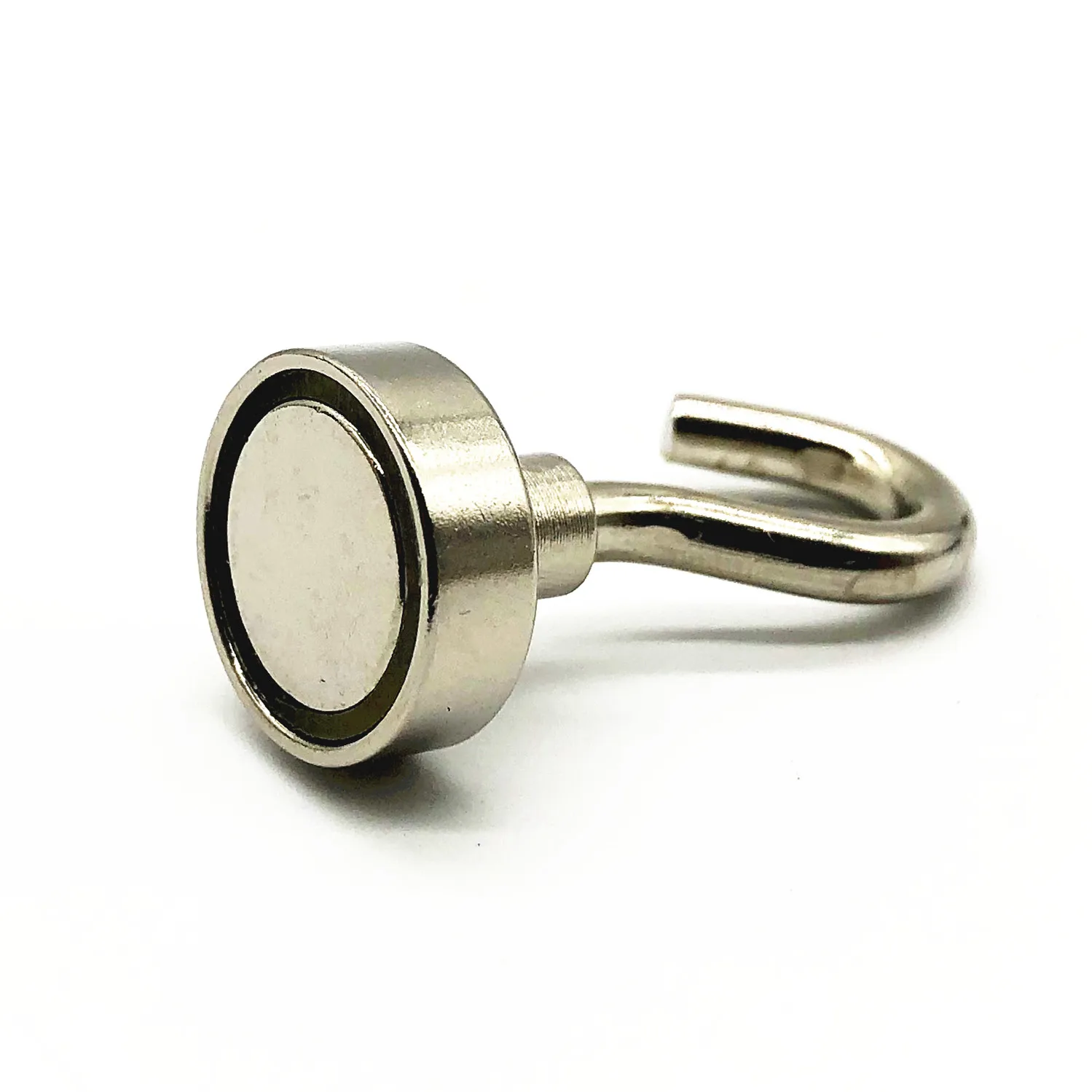PTSNET Super Strong Neodymium Magnet Magnetic Hook Hanger Key Coat Cup Hanging Hanger for Home Storage 16mm Diameter 5kg Power afbeelding