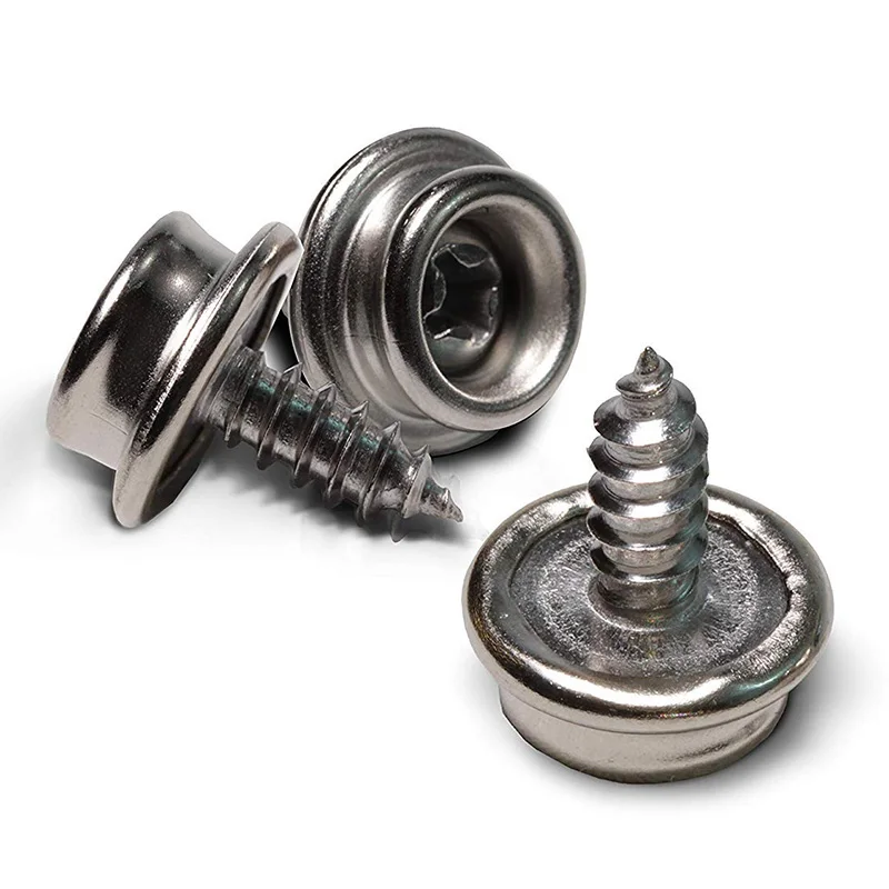 20 PC STAINLESS SNAPS AND SNAP SCREWS FOR CANVAS TOOL