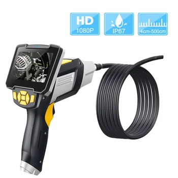 

Portable Handheld Endoscope Borescope 4.3inch LCD Screen Inspection Camera with 6 LED 8mmWaterproof Industrial Digital Endoscopy