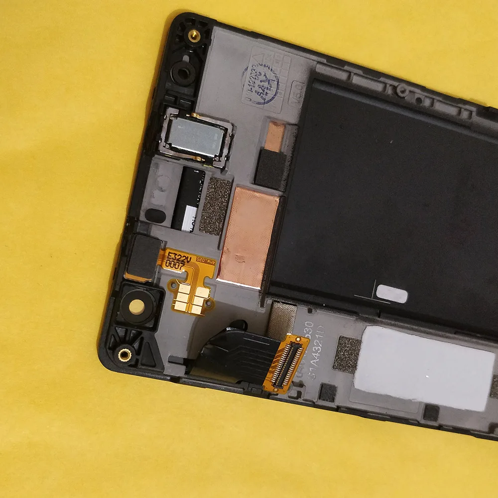ЖК дисплей для Nokia Lumia 730 735 дигитайзер сенсорного экрана в сборе с рамкой lumia