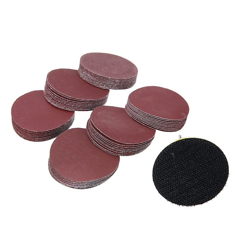 60 шт./компл. 1/4 '཮ мм наждачная бумага диск 100/240/600/800/1000/2000 Grits + 50 абразивные