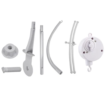 

Hanging Arm Bracket Bed Bell Holder Accessories Musical Rack Newborn Clip Gift Baby Crib Mobile Wind Up Bedroom Rotary Stent