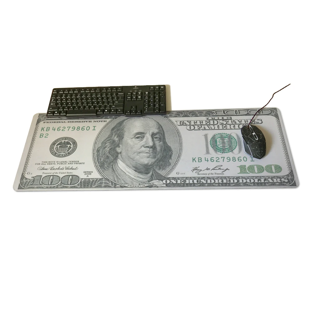 Новейший Usdollar 100 коврик для мыши Коврик для мыши Notbook компьютерный коврик для мыши на заказ с запирающим краем игровой коврик для мыши s Gamer