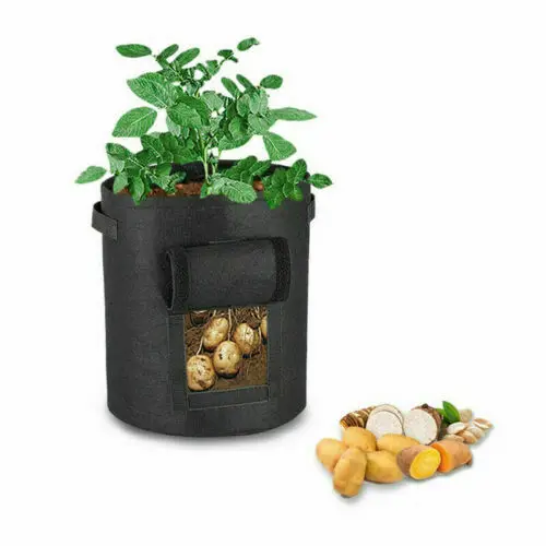 AA Gallon Fabric Grow Bags Breathable Pots Planter Root Pouch Container Plant Smart Pots with Handles Garden Supplies AA Gallon Fabric Grow Bags Breathable Pots Planter Root Pouch Container Plant Smart Pots with Handles Garden Supplies