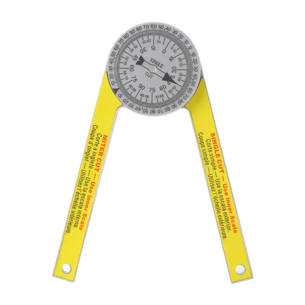 

3D Plastic Angle Ruler Multi-Purpose Woodworking Measurement Triangle Ruler Woodworking Plastic Angle Ruler